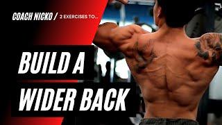 Build A WIDER Back (2 Must Do Exercises)