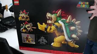 Lego The Mighty Bowser - Unboxing + Build Timelapse