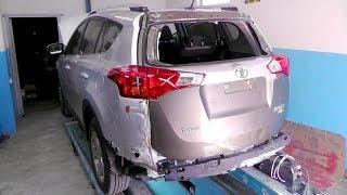 Toyota RAV 4. Работа с задницей. Замена крышки. ДЕНЬ ПЕРВЫЙ.