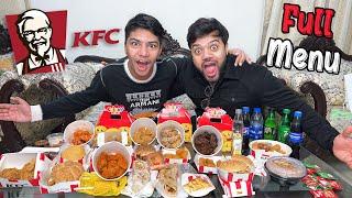 I ORDERED the entire KFC Menu | TOO CHEAP !!!