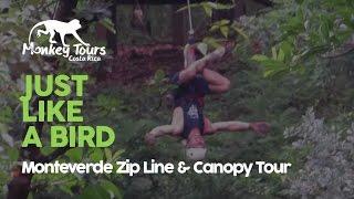 Zip Line and Canopy Tour with Costa Rica Monkey Tours