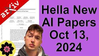 Bulk Skimming AI Paper Abstracts - Oct 13, 2024