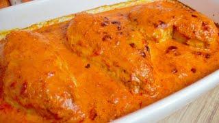 Paprika cream chicken recipe, oven recipe quickly make delicious and creamy yourself, #recipe