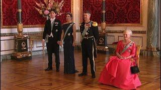 Royal banquet for Prince Christian of Denmark's 18 year birthday