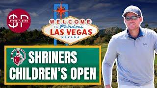 Shriners Children Open 2023 Picks & Predictions, Outrights, Derivatives, & BEST BET | PGA Betting