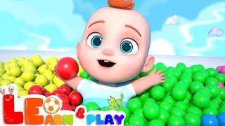 Leo Plays With Colorful Balls | Educational Videos for Toddlers | Learn & Play with Leo