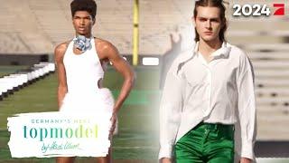 "In dem Moment wurde alles schwarz": Fashion-Show im Football-Stadion | GNTM 2024 ProSieben