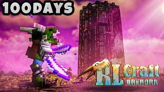 I Survived 100 Days In RLCraft DREGORA in Minecraft Hardcore