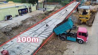 Greatest Project Ever! (Full Actions) Added 300 Big Concrete Pipe For Drainage System Construction