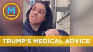 Comedian turns Trump's medical advice into a hilarious performance | Your Morning