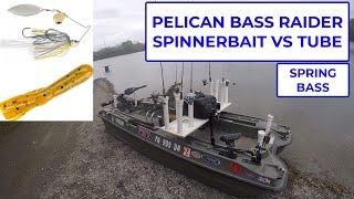 PELICAN BASS RAIDER SPRING BASS - TUBE VS SPINNERBAIT | Fishing With Vance