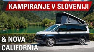 Volkswagen california (2024) in kampiranje v Sloveniji