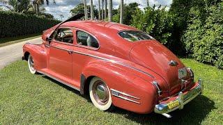 1941 Buick Sedanette que estuvo guardado desde el año 1996. Primera vez afuera después de 28 años.