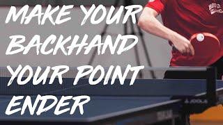 Fine Tuning the Backhand Loop | Table Tennis Techniques