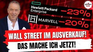 Wall Street im Ausverkauf! HPE Aktie und Marvell Technology Aktie im Sinkflug: DAS mache ich jetzt