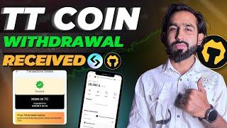 TT Coin Withdrawal Received in Bitget Crypto Wallet - TT coin Mining Withdraw Proof