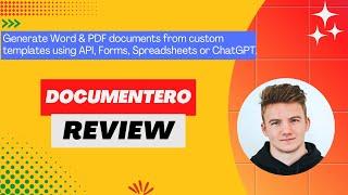 Documentero Review, Demo + Tutorial I Generate .docx or .pdf documents using web forms or API