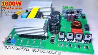 How To Make a Sine wave Inverter 1000W (Full Video) JLCPCB 