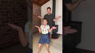 There goes my back again. #wopchallenge #dance #dad #daughter #duo