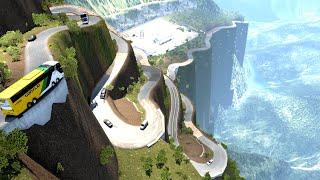 Deadliest Roads | world's most dangerous Montain roads | Crazy Bus VS Dangerous Roads