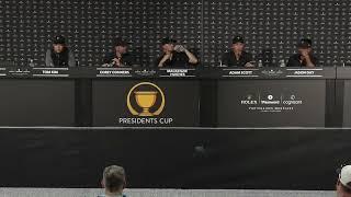 International Team Friday Flash Interview 2024 Presidents Cup · Foursomes