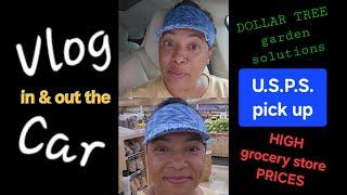 490 | Vlog in the Car - 3 Errands, 2 Dollar Trees and a U.S.P.S. Package Pickup | October 2024