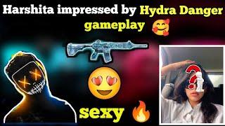 Harshita Impressed By Hydra Danger Gameplay  #hydradanger #bgmi #clutch