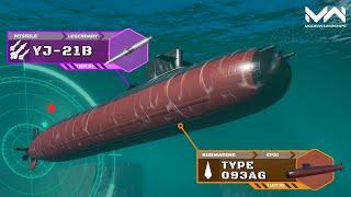 Type 093AG New Gacha Submarine Quick View and Gameplay! | Modern Warships