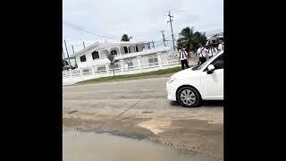 Beautiful Houses in the neighborhood  Berbice Region 5 Guyana  South America.