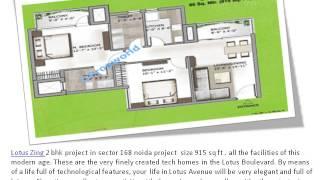 Lotus Zing Noida Size 915 sqft 9910003716 Propworld