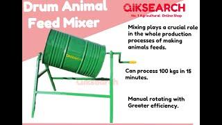 AFFORDABLE DRUM ANIMAL FEED MIXER FOR FARM USE