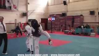 62kg Fatmanur Kalmis vs Gamze Ozdemir (2014 İntern. The queen of TKD Tournment)