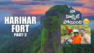 Harihar fort - Part 2 (Motovlog- Hyderabad to Nasik Harihar Fort)