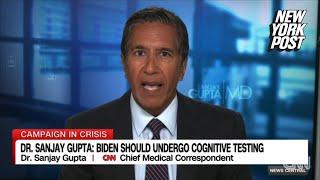 Dr Sanjay Gupta calls on Biden to do cognitive testing: ‘as a brain specialist, it was concerning’