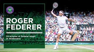 34 Minutes of Roger Federer's Best Points at Wimbledon