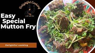 Mutton fry recipe | namkeen gosht recipe