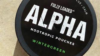 Nicotine Pouch Substitute Fully Loaded Alpha Pouches first impression