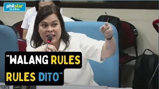 VP Sara Duterte at Rep. France Castro nagkainitan sa budget hearing