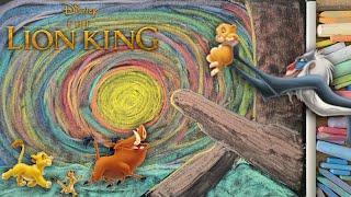 8 HOURS of Disney's The Lion King  Chalk Art Lullaby for Babies (Can You Feel the Love Tonight?)