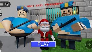 MINECRAFT BARRY'S VS BARRY'S IN BARRY'S PRISON RUN! (OBBY!) - SANTA CLAUS ESCAPING FROM PRISION