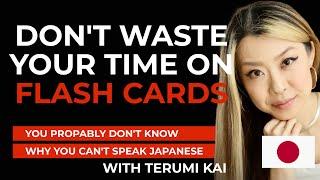 Japanese Learning Traps: The Flashcards Fallacy - Japan Language Factory - Terumi Kai