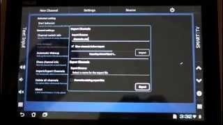 Android Smart TV Remote: Channel import/export