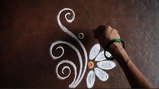 Simple Freehand Rangolis Kavita GavhaneSmall Unique Rangoli Designs Daily Rangoli Designs