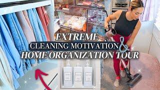 ORGANIZED HOME CLEAN WITH ME + TOUR my Organization Ideas Home while Cleaning with Me!