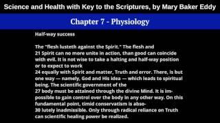 Chapter 7 - Physiology, from Science and Health with Key to the Scriptures, by Mary Baker Eddy