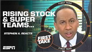  STOCK RISE WITH A TITLE?!  Stephen A. digs into Mad Dog’s list   | First Take