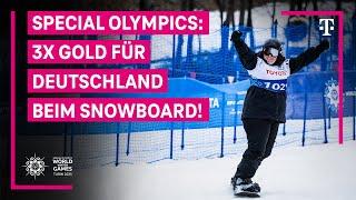 #Turin2025: Medaillenregen für Deutschland beim Snowboard | Special Olympics | Telekom