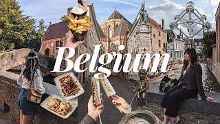 BELGIUM VLOG || exploring fairytale cities Brussels, Bruges, & Ghent! 