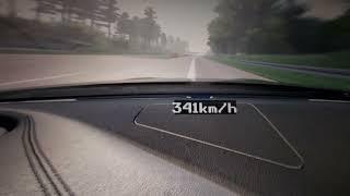 400km/h Attempt on German Autobahn (SIMULATION)