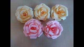 Цветы Розы из бумаги своими руками  / Flowers Roses from paper with their hands